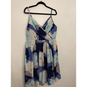 Banana Republic blue floral dress